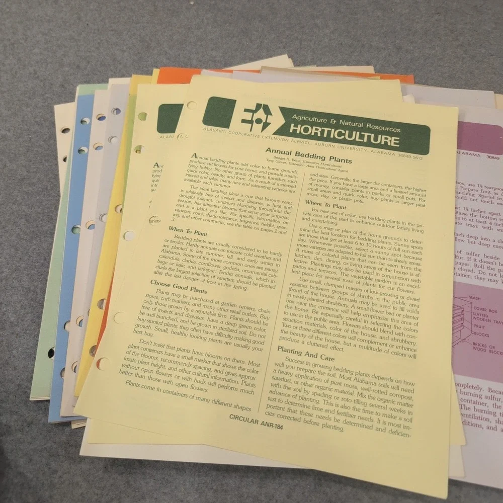 Vintage Alabama Cooperative Extension Service Auburn University Circulars Lot - Picture 6 of 8